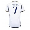 Real Madrid Vinicius Junior #7 Hemmatröja 2023-24 Korta ärmar
